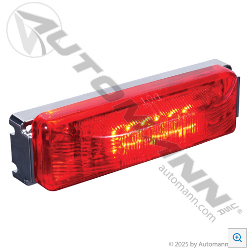 19031R Marker Light Kit LED 1in 4in Red For Trucklite