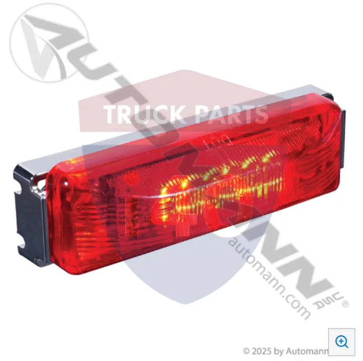 Automann 571.LD19R12-KC1 Marker Light Kit LED 1in 4in Red - Marker Light Kit LED 1in X 4in Red