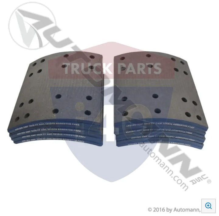 Automann 140.4551.50 Brake Lining - 20K Lb GAWR