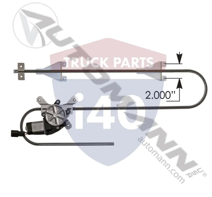 Automann HLK2271 Window Regulator LH Kenworth - Window Regulator LH Kenworth