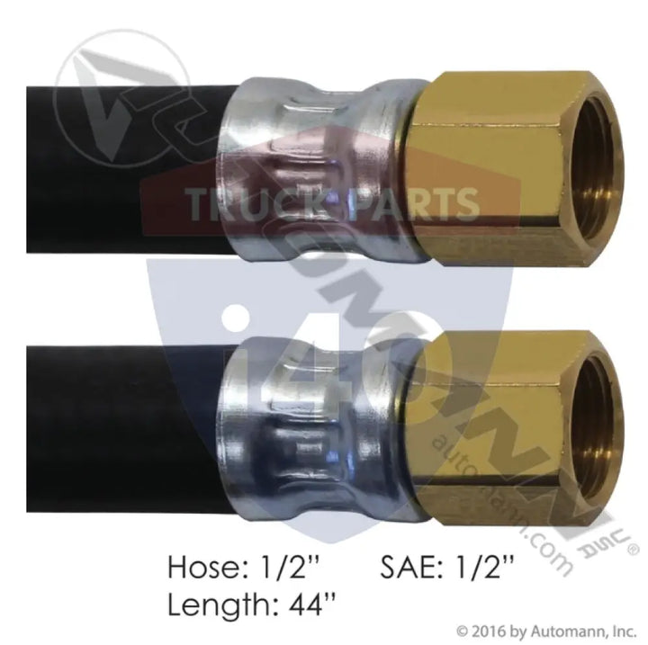 Automann 177.7544 Air Hose Assy 1/2in 1/2in SAE Swl-44in - Dual 1/2’’ SAE Swivel Ends