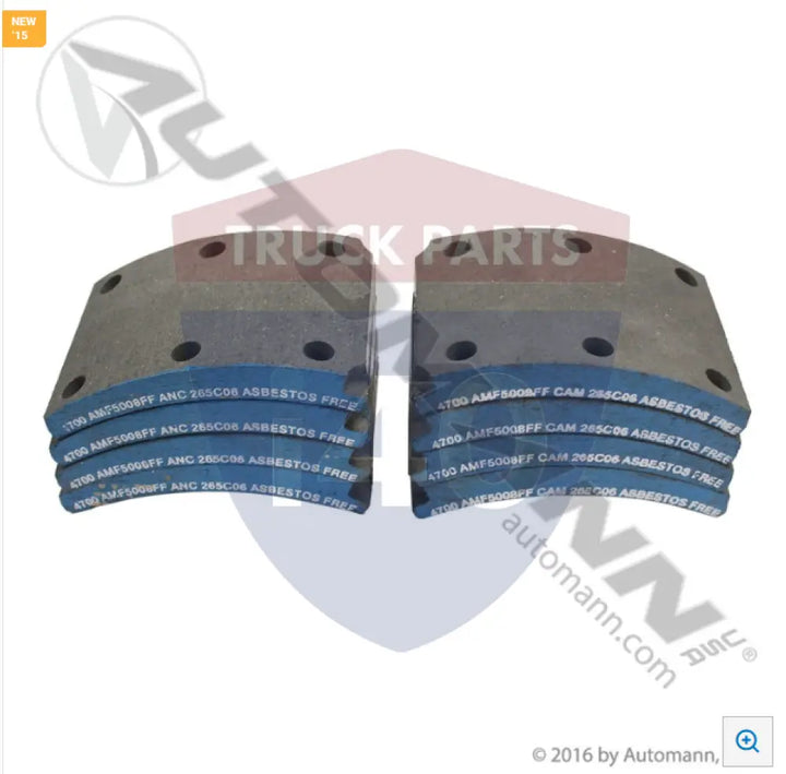 Automann 140.4700.50 Brake Lining - 20K Lb GAWR