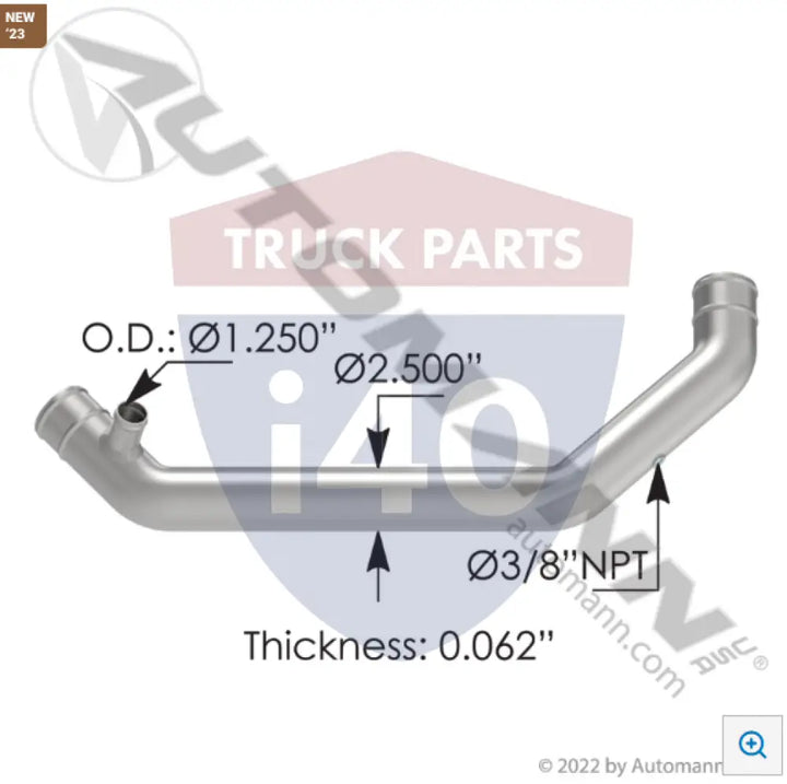 F662308200 Radiator Pipe Lower For Paccar - Radiator