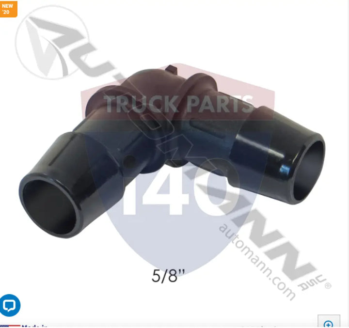 Continental 817.65635-5 Conti Hose Connector Elbow 5/8in 5pk - Elbow