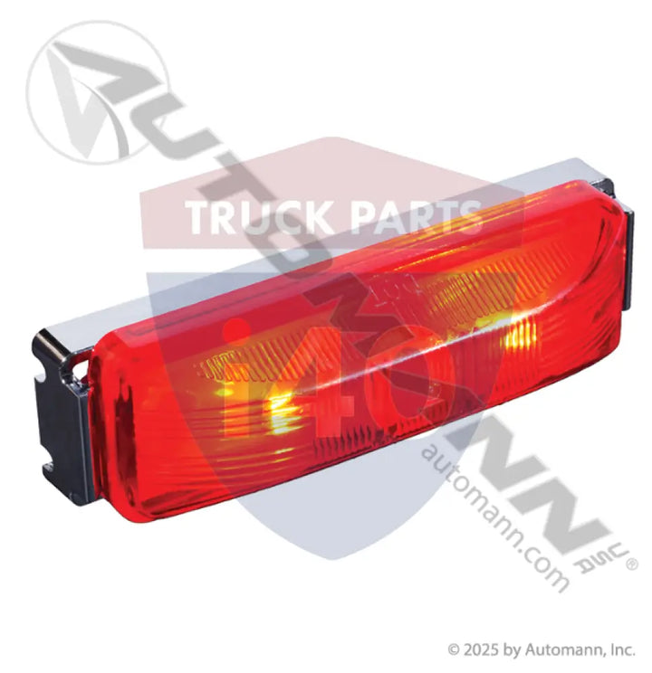 Automann 571.LG19R-KC1 Marker Light Kit 1-1/4in 4in Red - Marker Light Kit 1-1/4in X 4in Red