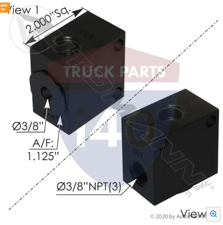 Automann 170.QR3801A Quick Release Valve 3/8in NPT - Quick Release Valves