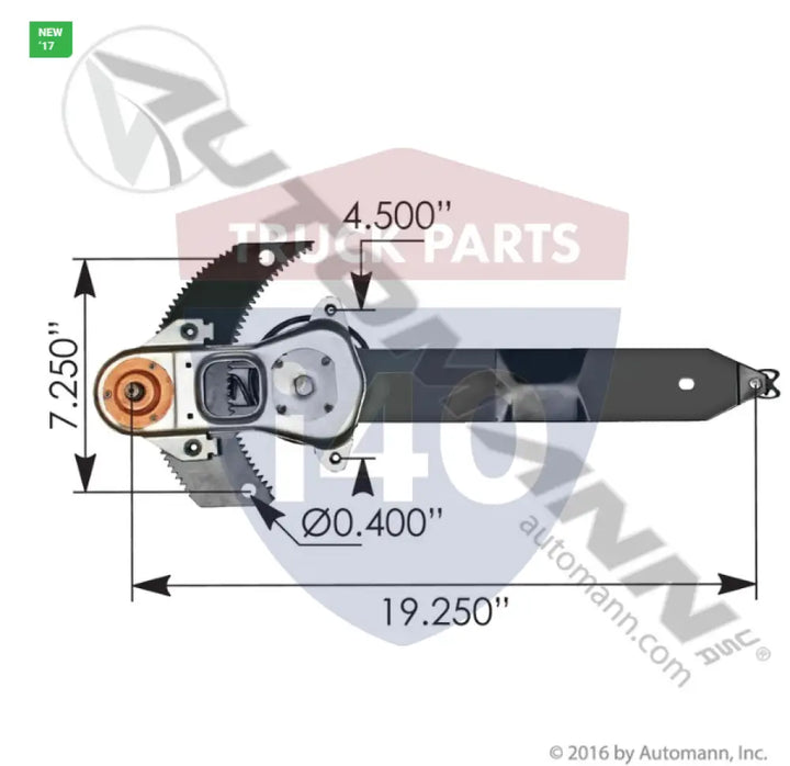 Automann HLK2672 Window Regulator RH Ford - Window Regulator RH Ford