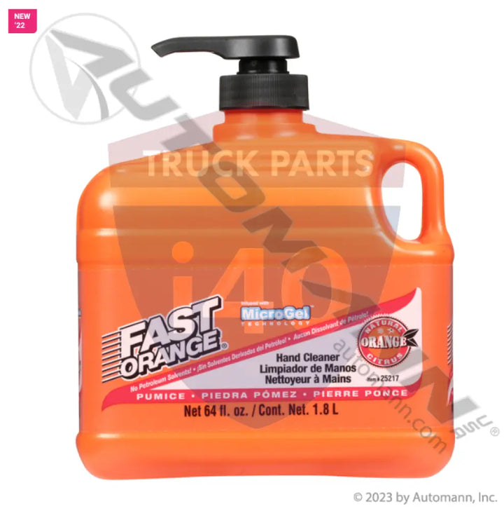 Permatex PRX25217 FAST ORANGE Hand Cleaner Pumice.5 Gal - Hand Care