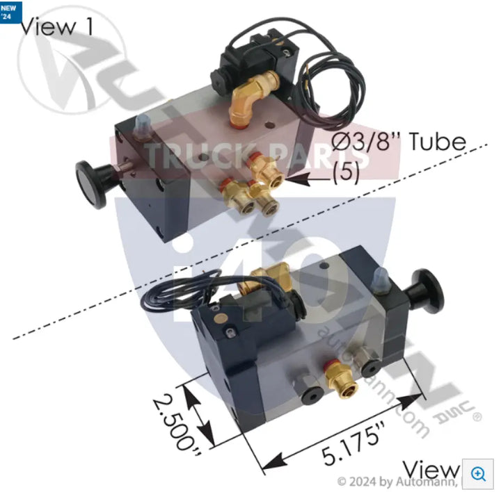Apsco LLSV1E Lift Latch Tailgate Sequence Valve - Solenoid Actuated