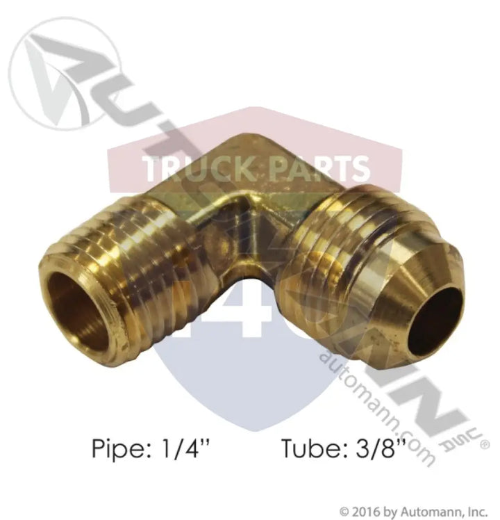 49F64 Male Elbow 3/8in SAE 1/4in Pipe For Parker - Male 90° Elbows