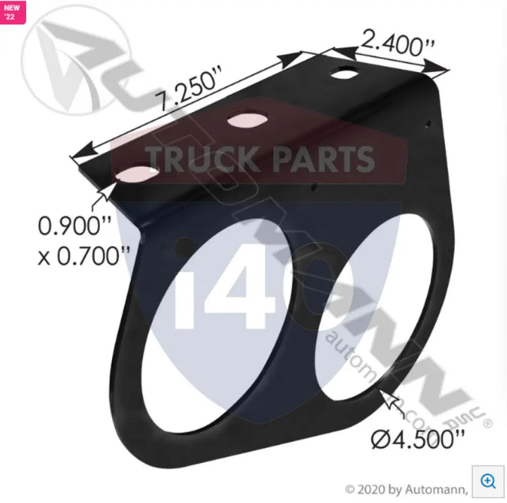 Automann 564.75449R Rear Tail Lamp Bracket RH Peterbilt - Rear Tail Lamp Bracket RH Peterbilt