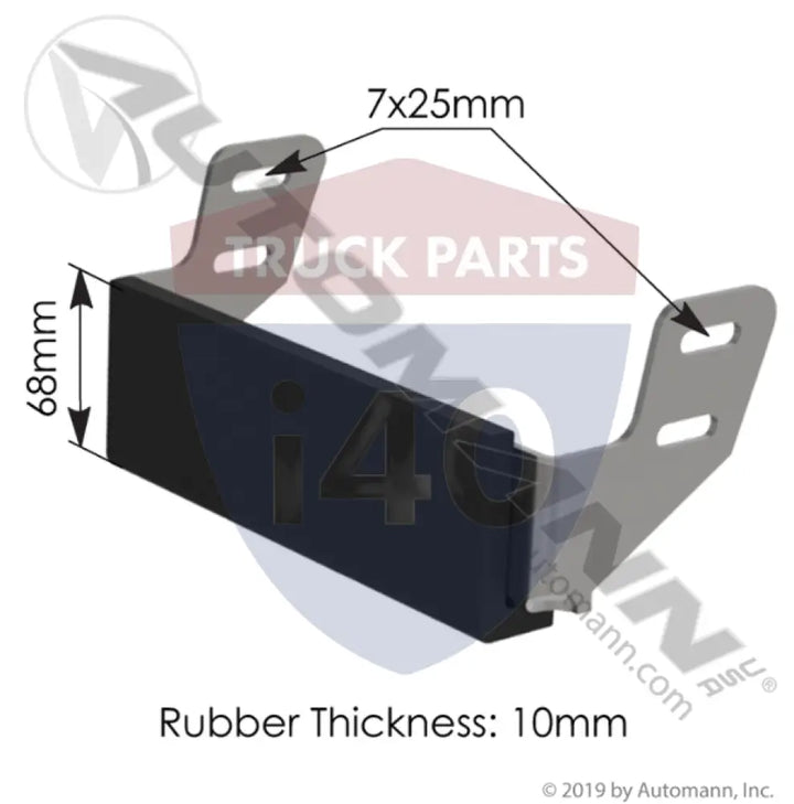 L63-1003-100 Hood Support Pad For Kenworth - Hood Support Pad Kenworth