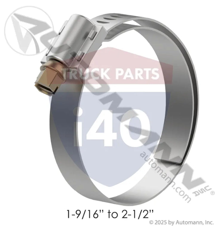 Breeze 561.27432-B All SS Lined Clamp 1.56 to 2.50in - Lined Clamps - All Stainless