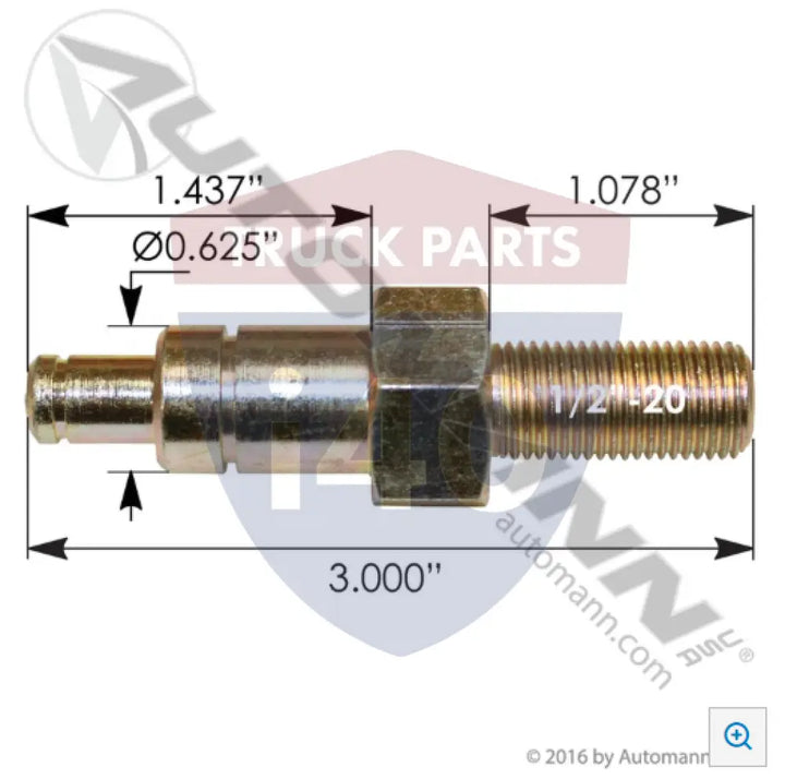 13-03761 Hood Spring Stud For Peterbilt - Hood Spring Stud Peterbilt
