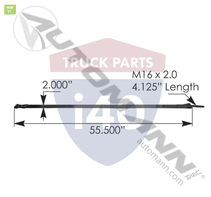21076986 Fuel Tank Strap For Mack - Fuel Tank Strap Mack