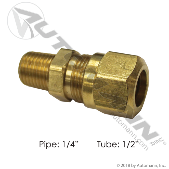 016884 Male Connector DOT 1/2IN 1/4NPT For Velvac