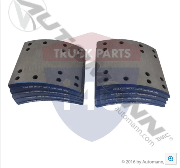 Automann 140.4709.50 Brake Lining - 20K Lb GAWR