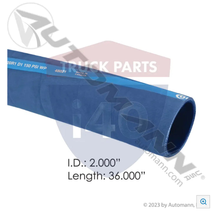 24832 Conti Elite Radiator Hose 2.000in 36in For Gates - 2 Ply