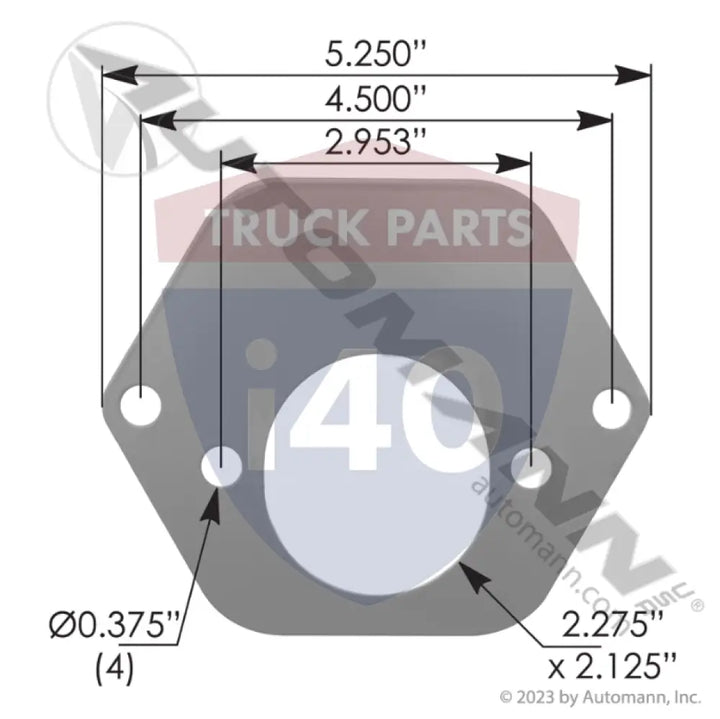 Phillips PHI15-770 Adapter Plate - Nosebox/Standard Socket - 7-Way Sockets (J560)