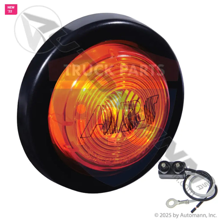 Automann 571.LG30ABS-K Marker Light Kit 2in Amber ABS - Marker Light Kit 2in Amber ABS