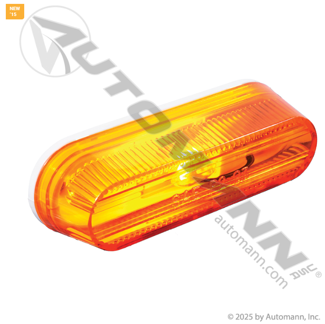 45253 Marker Light 1in 3-1/2in Amber For Grote