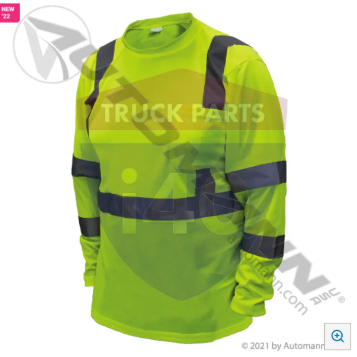 Automann 571.SLS101XXL Hi-Vis Long Sleeve Tee Class 3 2X Large - Safety