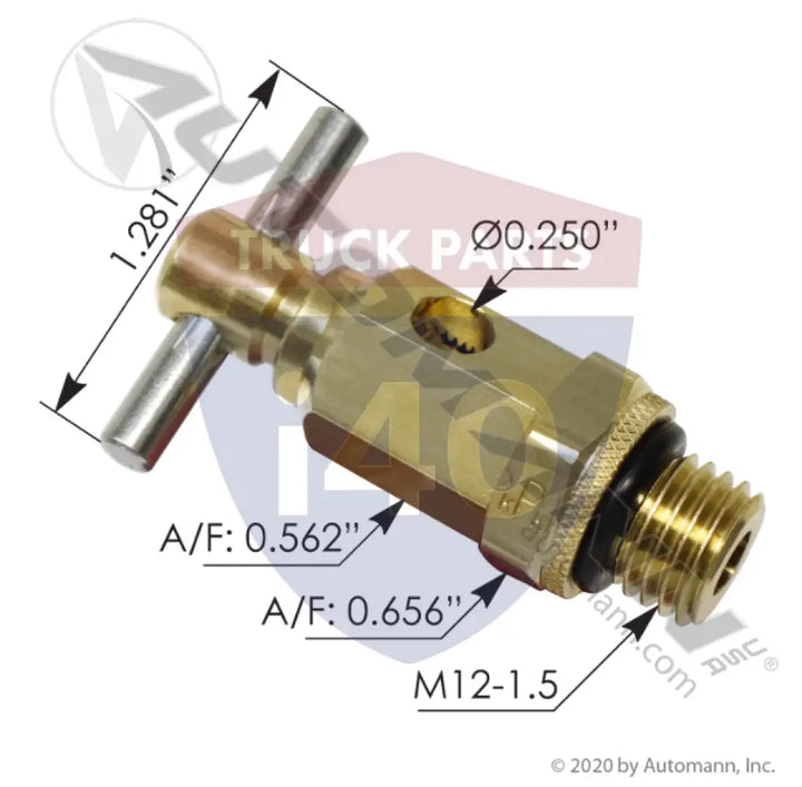 Automann 170.V23038158 Drain Valve M12x1.5 - Drain Valves