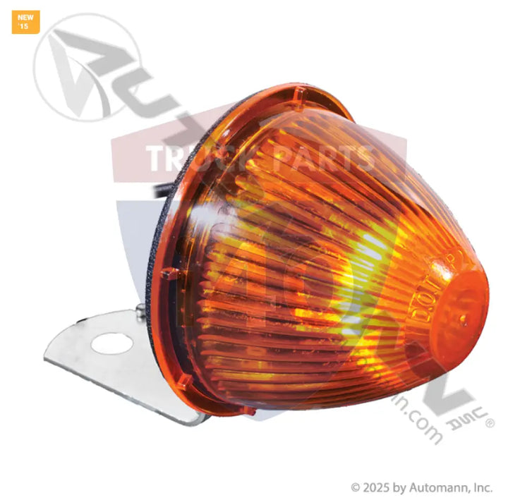 Automann 571.LG131A Marker Light 2-1/2in Beehive Amber - Marker Light 2-1/2in Beehive Amber