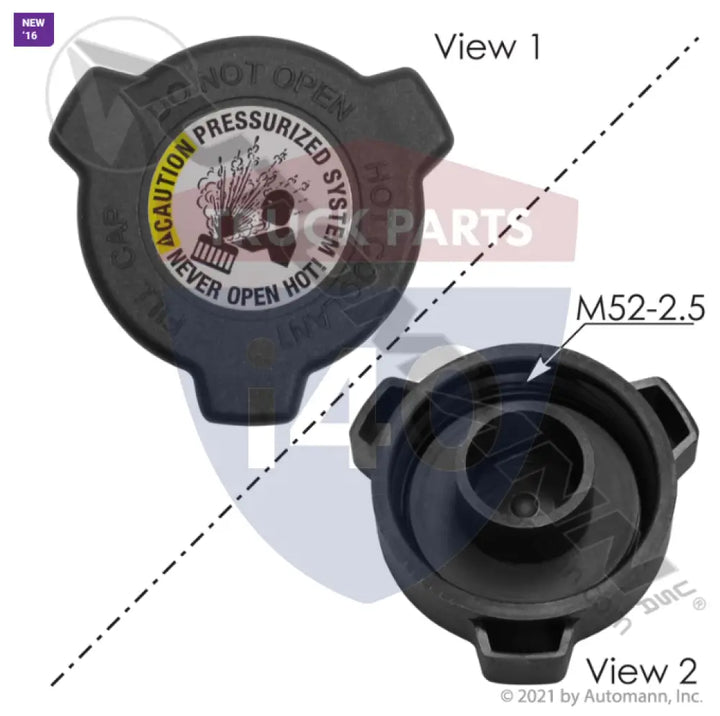 BHTW3678001 Surge Tank Cap For Freightliner - Coolant Caps