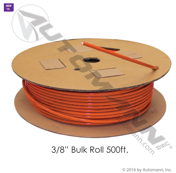 Automann 177.5007NG Nylon Tubing 3/8in OD 500ft Orange