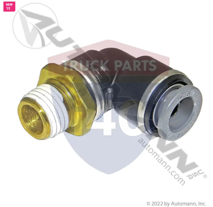 S769PMT64 Male Elbow PLC QWIK-FIT 3/8in 1/4NPT For Tramec Sloan - Male 90° Elbows-Composite