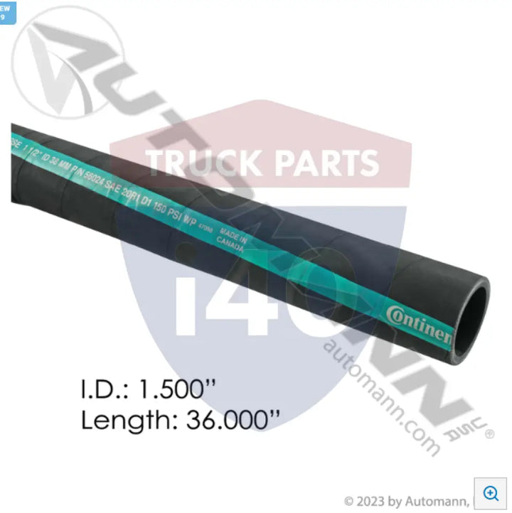 24224 Conti Coolant Stick Hose 1.5in 36in For Gates - 2 Ply