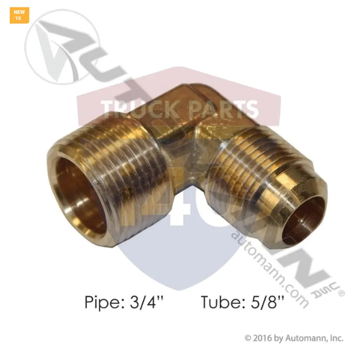 Automann 177.84910E Male Elbow 5/8in SAE 3/4in Pipe - Male 90° Elbows