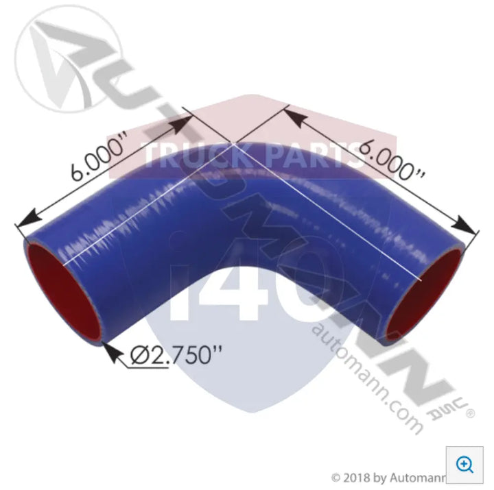 Automann 561.18275 Coolant Poly Reinforced 4Ply 90Deg Elbow - 45° 4 Ply