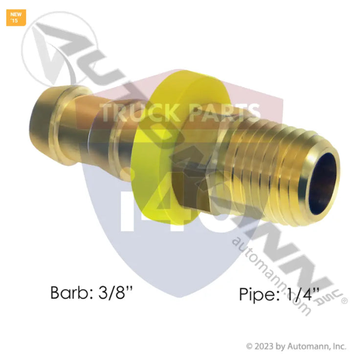 3018246B Push-On Fitting 3/8in Hose 1/4in Pipe For Parker - Male Pipe