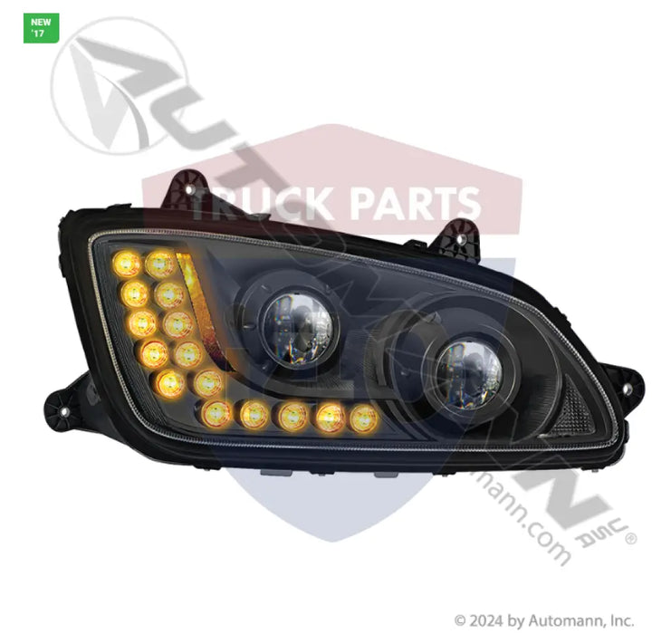 Automann 564.59050LB Headlamp Kenworth RH Blackout - Headlamp Kenworth RH Blackout