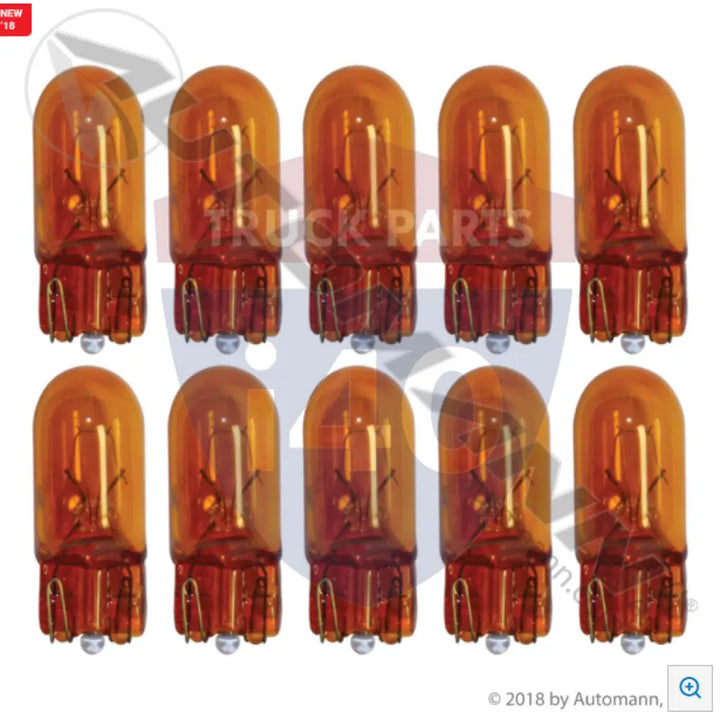 Automann 571.LB194NA Miniature Bulb 194NA Amber 10pk - Lighting