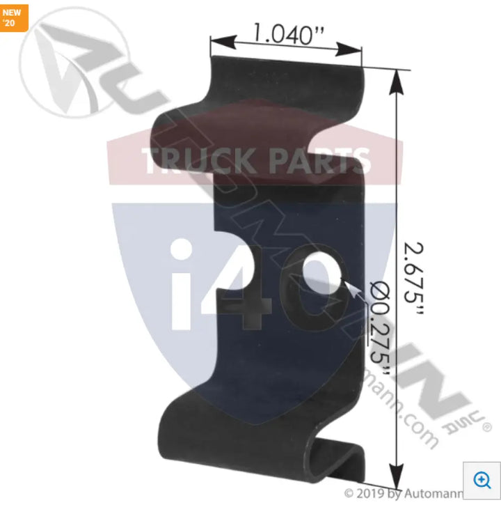 BW816547N Shoe Guide 1-1/2in Offset Spider For Freightliner - Brake Retainers
