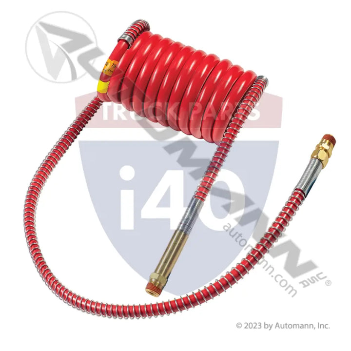 Phillips PHI11-5401 Single Air Coil 15ft Red POLAR AIR 40in - Coiled Air Lines