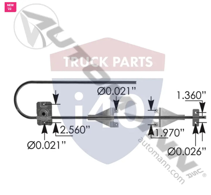 R211004 Window Regulator LH For Kenworth - Window Regulator LH Kenworth