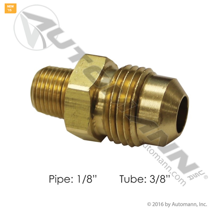 014862 Male Connector 3/8in SAE 1/8in Pipe For Velvac