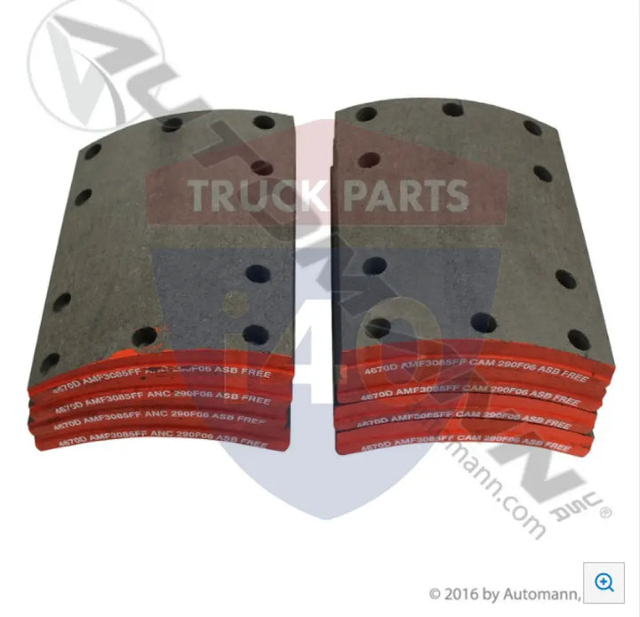 Automann 140.4670.30 Brake Lining - 23K Lb GAWR