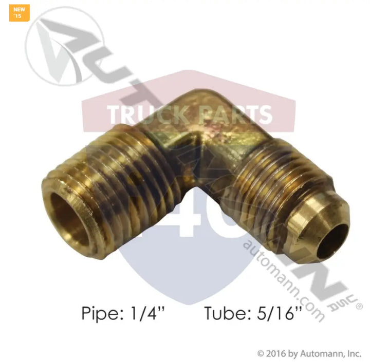 149F54 Male Elbow 5/16in SAE 1/4in Pipe For Parker - Male 90° Elbows