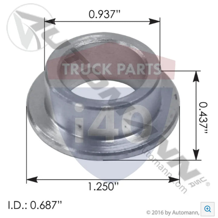 13-01922 Hood Pivot Bushing For Peterbilt - Hood Pivot Bushing Peterbilt