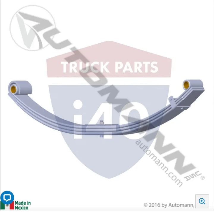 52612 3 Leaf Parabolic Spring PD/3 For Hendrickson - 3 Leaf Parabolic Spring PD/3