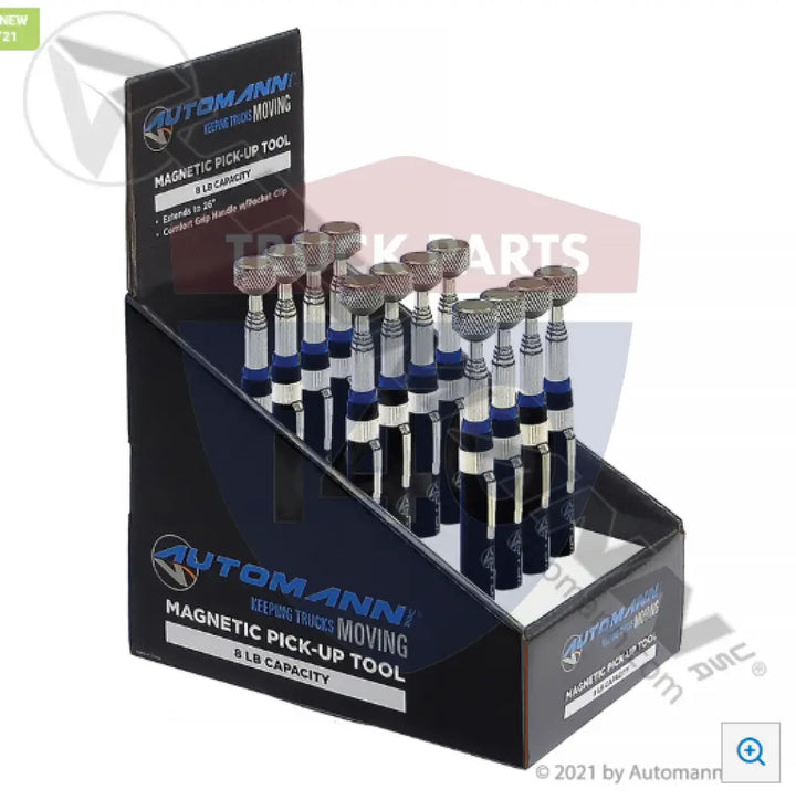 Automann 579.1111-12DP Magnetic Pick-Up Tool 12pc Display - Counter Displays