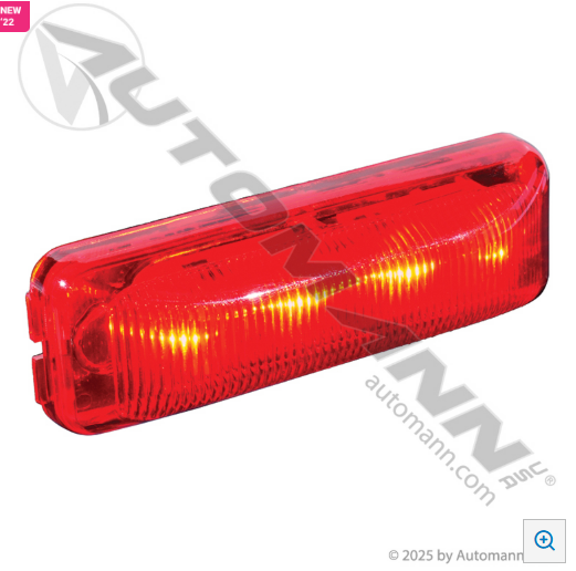 Automann 571.LD19R4 Marker Light LED 1in 4in Red
