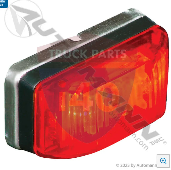 Automann 571.LD15R3-STUD Marker Light LED 1in 2-1/2in Red - Marker Light LED 1in X 2-1/2in Red