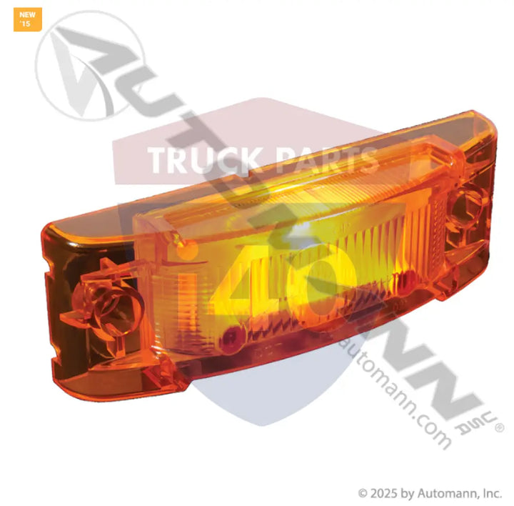 Automann 571.LG211A Marker Light 2in 6in Amber - Marker Light 2in X 6in Amber