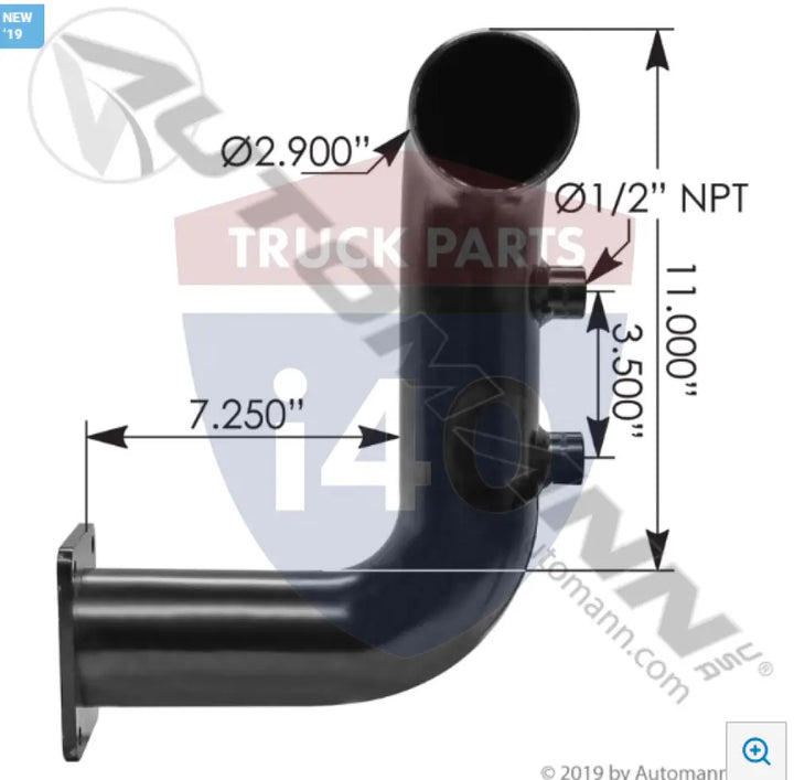 K1815141 Radiator Pipe Lower For Kenworth - Radiator